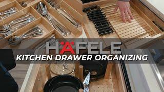 Häfele "Fineline" - Kitchen Drawer Organization