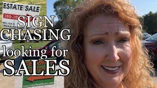 CHASING SIGNS | ESTATE & GARAGE SALE DAY