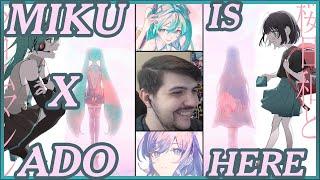 Ado x Miku IS FINALLY HERE! Jpop Guy reacts to 【Ado】Sakura Biyori and Time Machine with Hatsune Miku