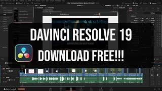 How to Download DaVinci Resolve 19 Free!!!