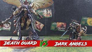 Dark Angels (Space Marines) v Death Guard-***New Nexus Card*** Warhammer 40k Battle Report