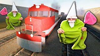 CAN GNOME CRAWLY CATCH US ON A TRAIN IN GARRY'S MOD