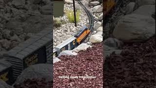 Garden Trains: Getting ready for summer!!  Garden Railways