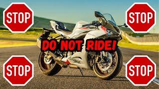 STOP RIDING 2024 & 2025 ZX-6R IMMEDIATELY! / Serious Recall