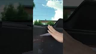 Built-In Rear Window Shades in the Skoda Superb Sportline 