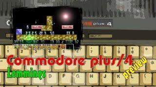 Commodore plus/4 -=Lemmings=- preview