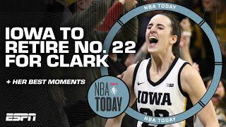 Iowa announces they will retire Caitlin Clark's No. 22  | NBA Today