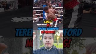 CANELO ALVAREZ VS TERENCE CRAWFORD WILL HAVE NO RUNNING!#trending #youtubeshorts #viralvideo #fyp