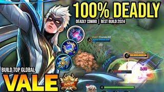 VALE BEST BUILD 2024 | BUILD TOP GLOBAL VALE GAMEPLAY | MOBILE LEGENDS