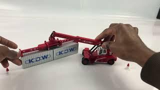 Металлическая машинка KDW 1:50 «Погрузчик контейнеров» А620036