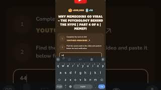 Memefi Vedio Code Why Memecoins Go Viral – The Psychology Behind the Hype | Part 4 of 6 |Memefi Code