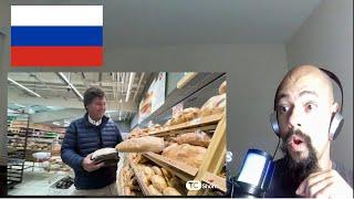 First Time Reacting to Tucker Carlson visits Russian Store | Russian Supermarket