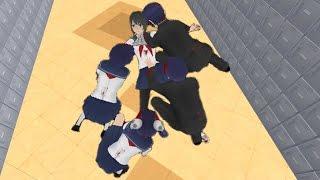 4 Students vs. Yandere-Chan, New Senpai's Reactions! | Yandere Simulator 17thJanuaryUpdate