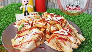 Como hacer Club house venezolano - Sándwich o emparedado delicioso