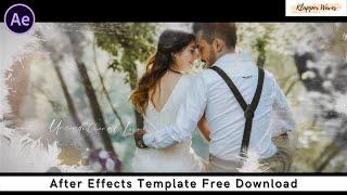 WEDDING PARALLAX SLIDESHOW -  Free Download After Effects Template