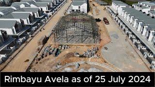 Rimbayu Avela as of 25 July 2024 | Premium Garden Homes and Link Homes | Low density residence