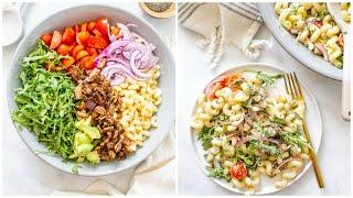 Vegan BLT Pasta Salad | This Savory Vegan
