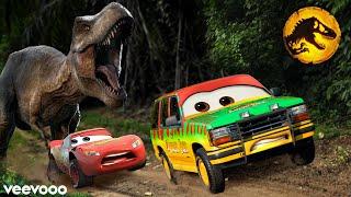 Cars 3 Pixarized ⌁ Pixar Cars Vs Jurassic Park