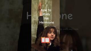 How to study like Hermione|6/7#aestheticstudy #motivation #harrypotter #youtube