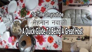 How To Host Guests | Indian Guests Lunch Menu | A Quick Guide To Being A Great Host