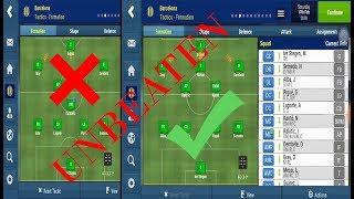 UNBEATEN FORMATION AND TACTICS With Barcelona on Football Manager Mobile 2018