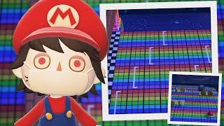 Eine GANZE MARIO KART STRECKE  in Animal Crossing New Horizons 