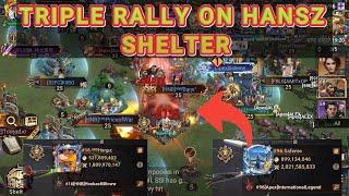 Safeme Rally Hansz Shelter | Triple Rally on Hansz | Doomsday Last Survivors