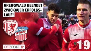 2 Standards! Greifswald beendet Zwickauer Serie: GFC - Zwickau | Regionalliga Nordost