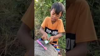 Survival Skills- SMART idea and USEFUL with toothpaste Remix #bushcraft #camping #outdoors