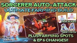 SORCERER AUTO ATTACK FARMING BUILD + Future Updates