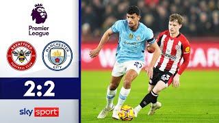 ManCity verspielt Führung | FC Brentford - Manchester City | Highlights - Premier League 2024/25