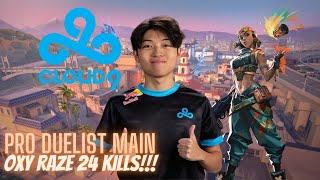 OXY vs zekken Game!!! C9 OXY Raze VOD! ft. tarik Iso️ vs. zekken Sova