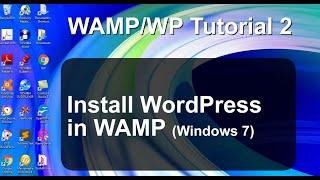 Install Wordpress on WAMP Server