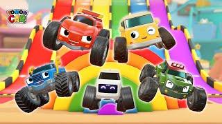 Hi tomoncar! 3Hours 30min Full episode Learn Color nursery rhyme Kids Songs Tomoncar World