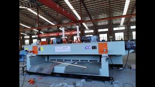 Plywood machine 8ft log debarker and hydrulic spindleless peeling machine for beech hard wood