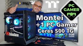 PC GAMER MONTADO passo a passo no Thermaltake CERES 500 TG !!! Ryzen + RTX 3060 Ti + B550m