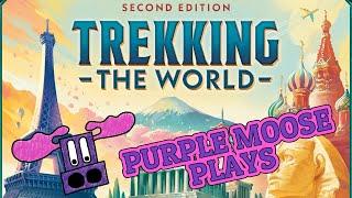 Purple Moose Plays...Trekking the World: Second Edition (solo) - review copy