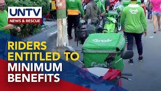 Delivery riders entitled to minimum benefits — DOLE