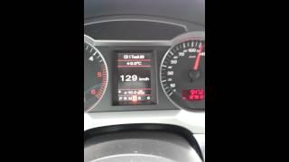 Audi a6 3.0 tdi quattro high speed on icy roads snow on nokian wr d3 winter tyres