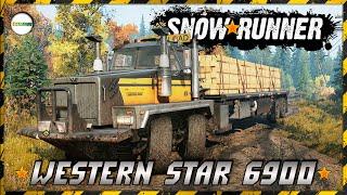 SNOWRUNNER - ОСТРОВНОЕ ОЗЕРО. WESTERN STAR 6900 TWINSTEER. РЕМОНТ МОСТОВ. #13