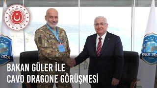 Millî Savunma Bakanı Yaşar Güler, İtalya Genelkurmay Başkanı Oramiral Cavo Dragone’yi Kabul Etti