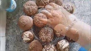 Triple Chocolate Cupcakes Tutorial -  كاب كيك بالشوكولا