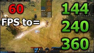 How to unlock FPS cap in game | Lost Ark