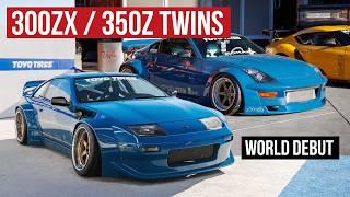 300zx and 350z Twins, Rocket Bunny Style: USA x Japan Vibes