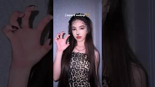 Leopard makeup