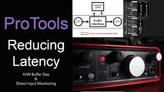 ProTools Reducing Latency/Delay | How To Reduce Latency | H/W Buffer Size & DI Monitoring