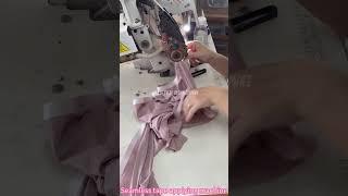 How to apply the hot melt adhesive film to the fabrics with trimming edge at the same time#clothing