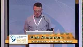 U.S. Department of Energy Solar Decathlon 2013 Affordability & Market Appeal Results