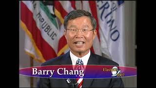 Meet the Candidates 2007 - Barry Chang  (September 2007)