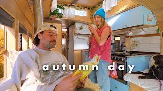 A Cozy Fall Day In Our School Bus | Big Changes Coming